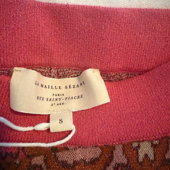 Sezane Dany Trousers Pink - Size S - Picture 2 of 5